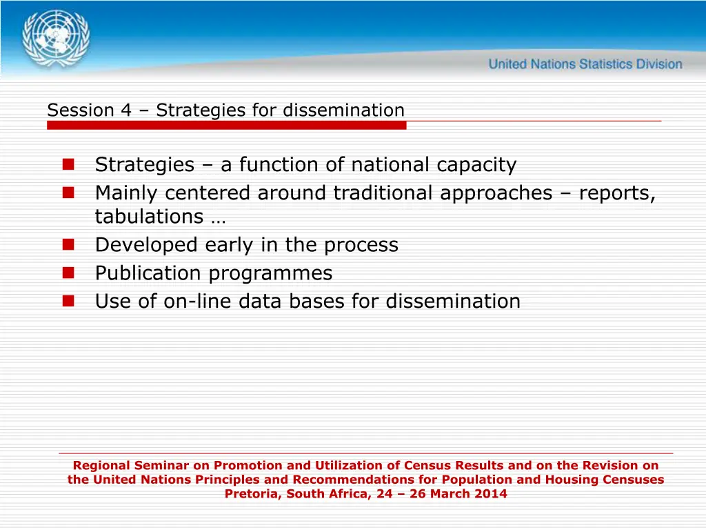 session 4 strategies for dissemination