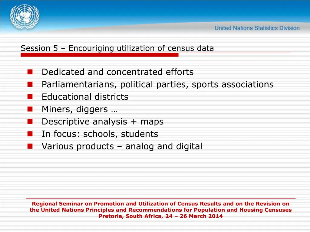 session 5 encouriging utilization of census data