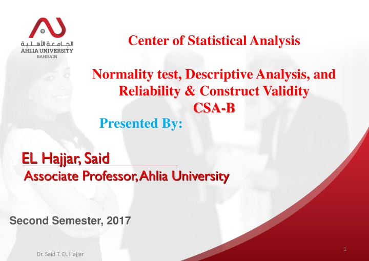 center of statistical analysis