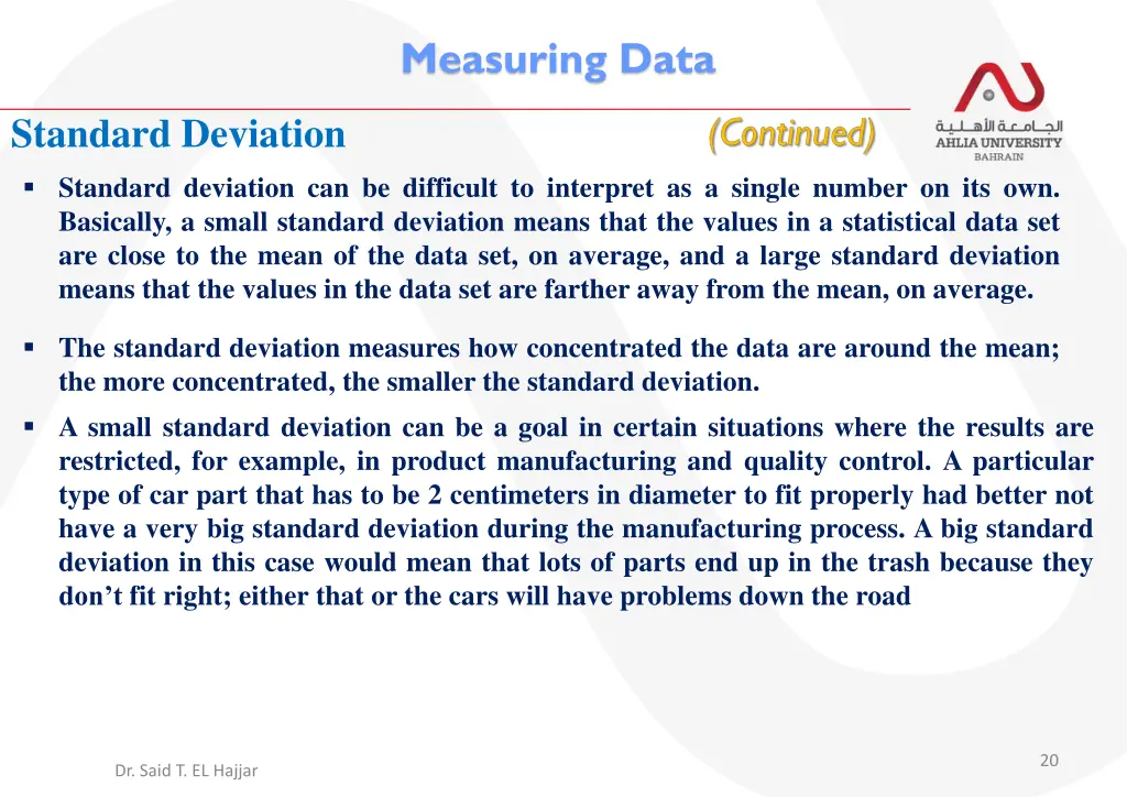 measuring data 2