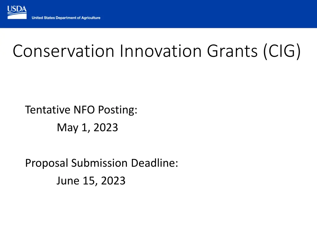 conservation innovation grants cig