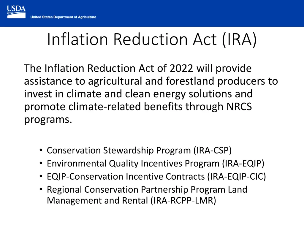 inflation reduction act ira