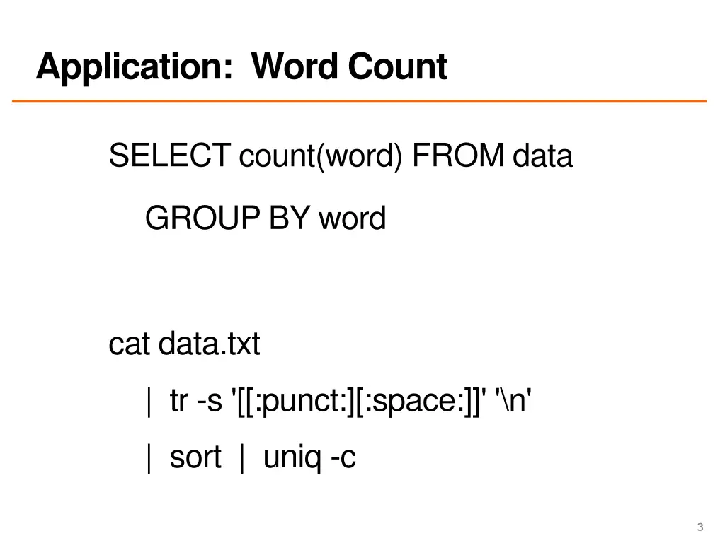 application word count