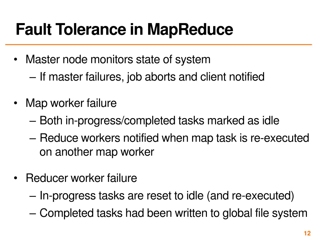 fault tolerance in mapreduce 1