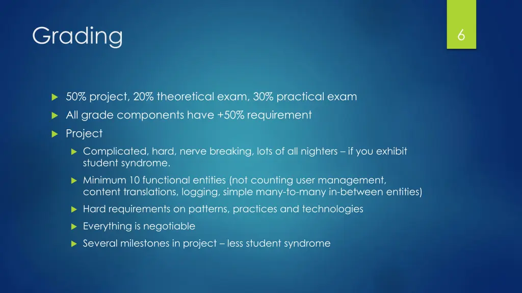 grading