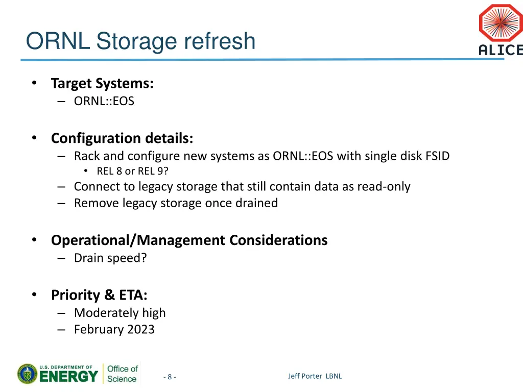 ornl storage refresh