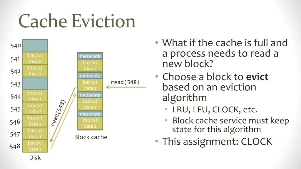 cache eviction