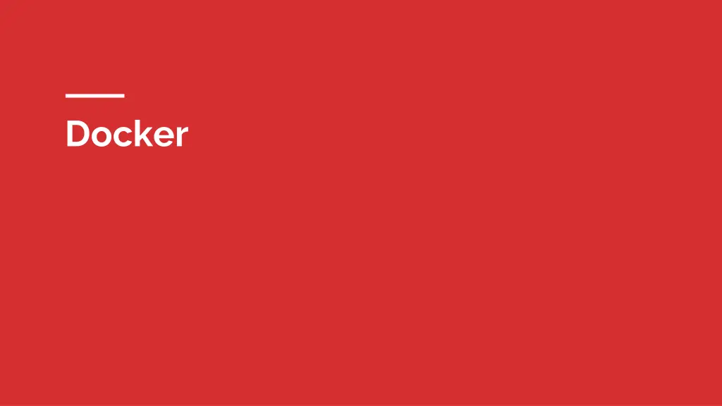 docker 1
