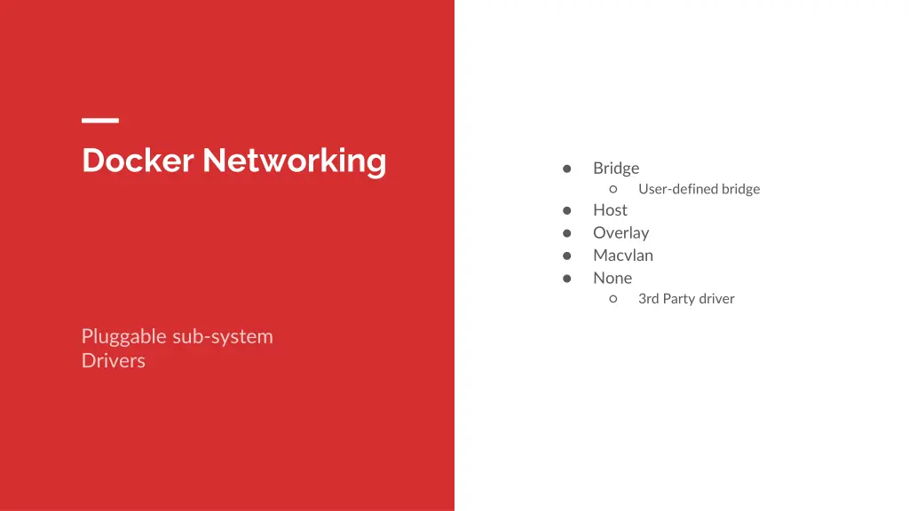 docker networking