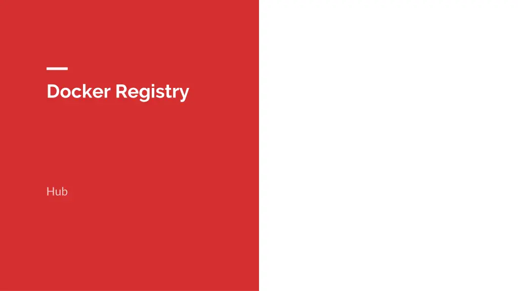 docker registry
