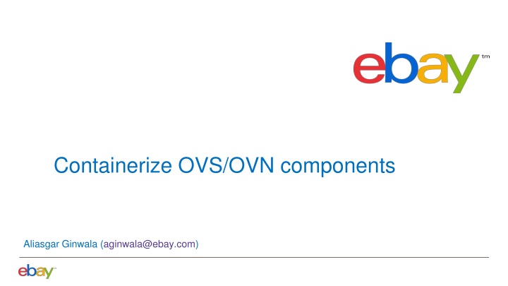 containerize ovs ovn components