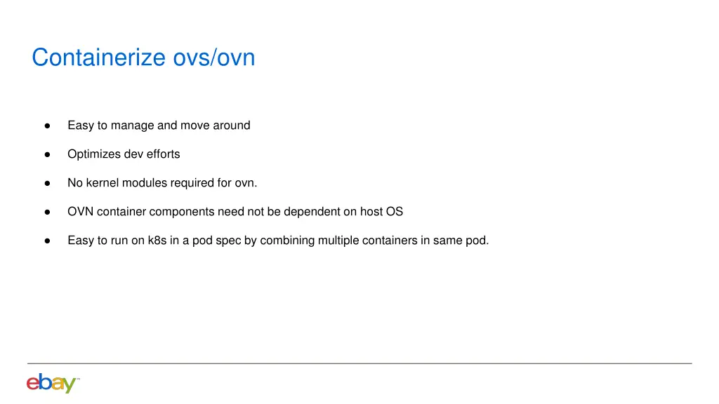 containerize ovs ovn
