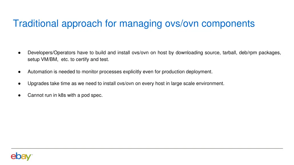 traditional approach for managing