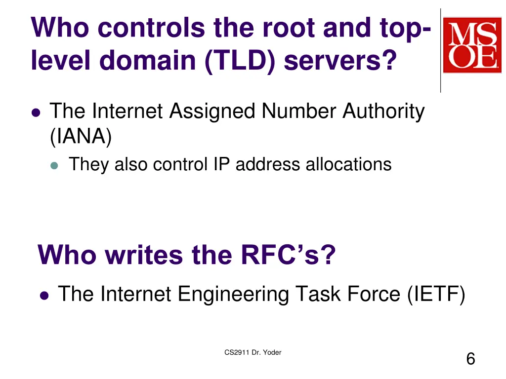 who controls the root and top level domain