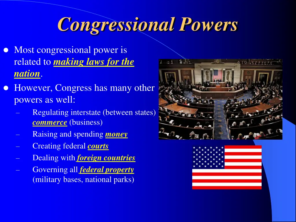 congressional powers