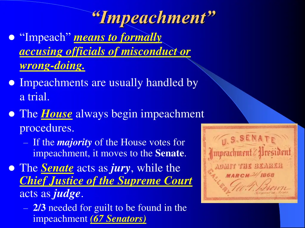 impeachment