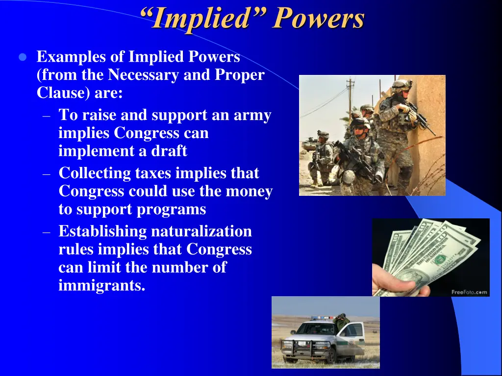 implied powers