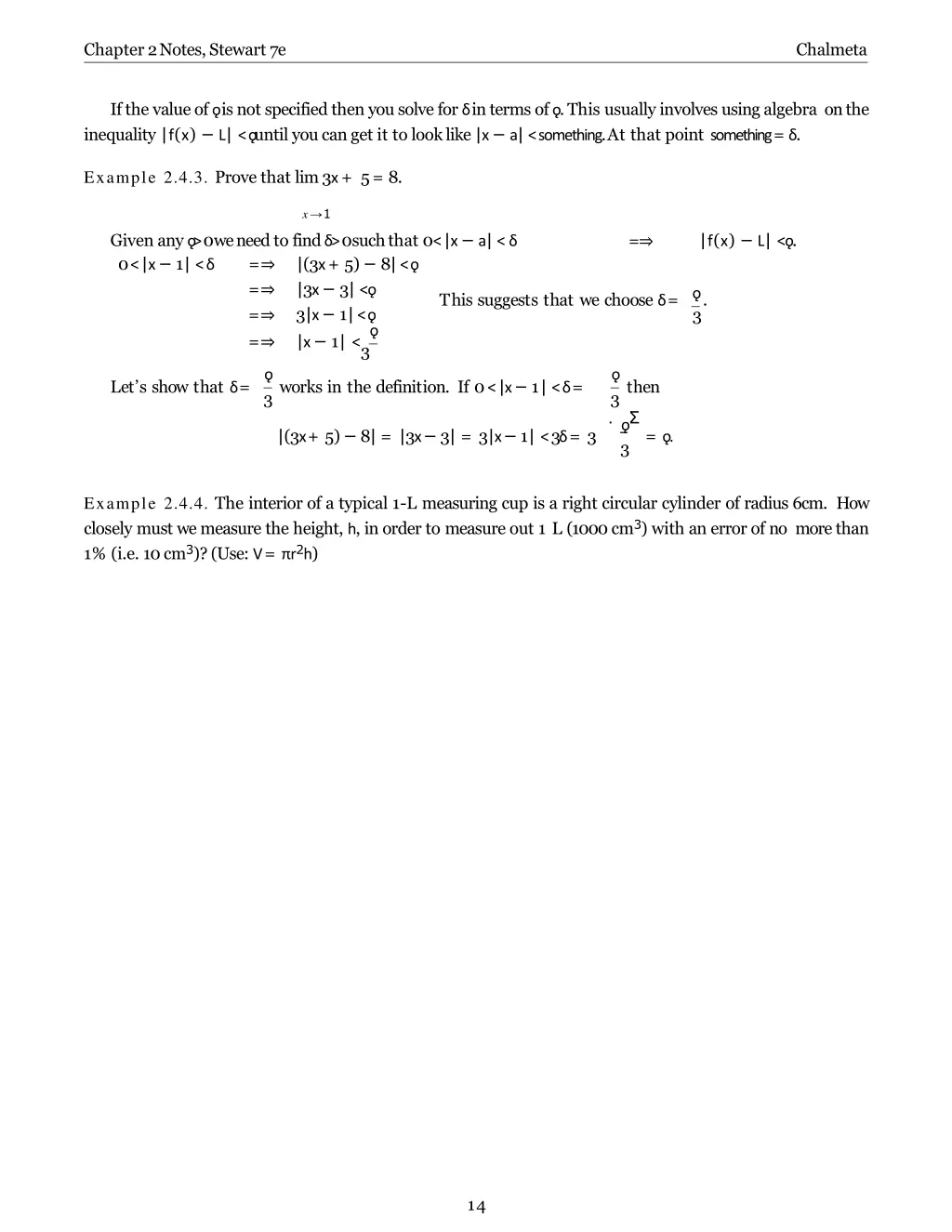 chapter 2 notes stewart 7e 13