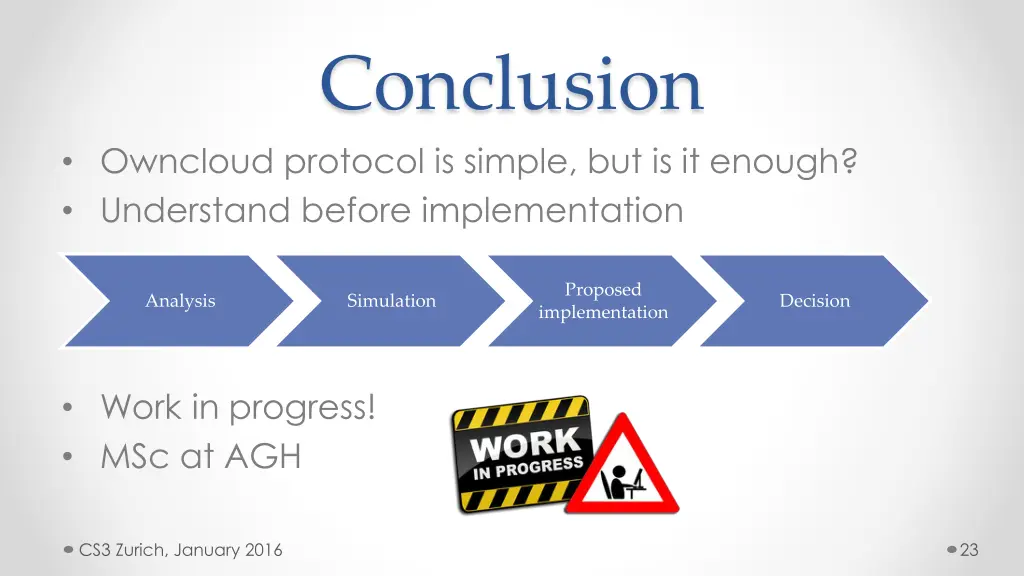 conclusion