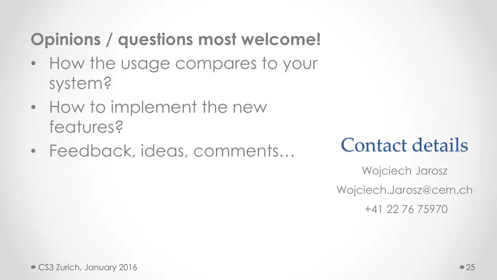 opinions questions most welcome how the usage