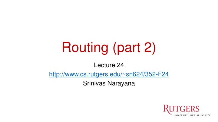 routing part 2