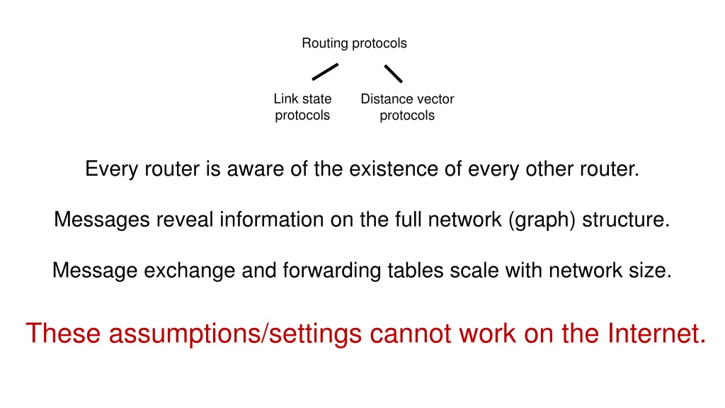 routing protocols