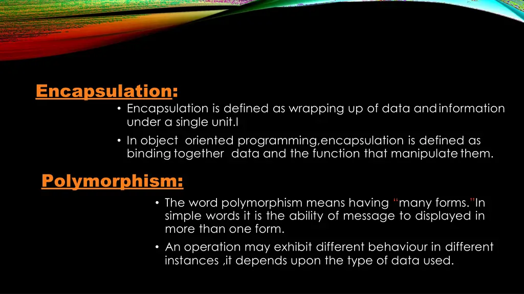 encapsulation