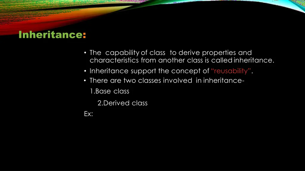inheritance
