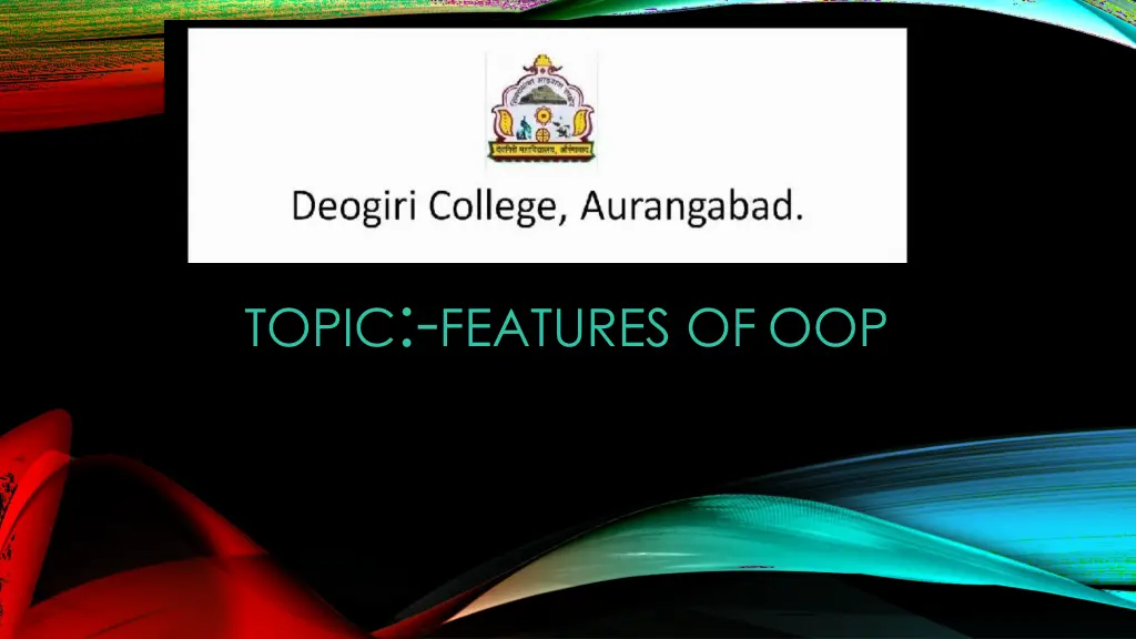 topic features of oop 1