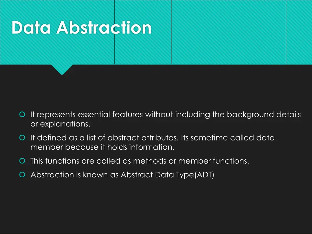 data abstraction