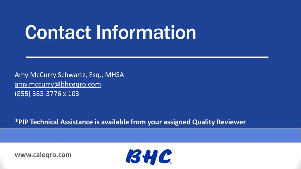 contact information