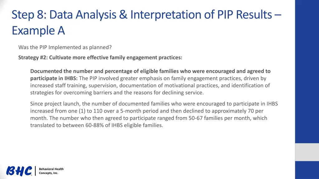 step 8 data analysis interpretation 2