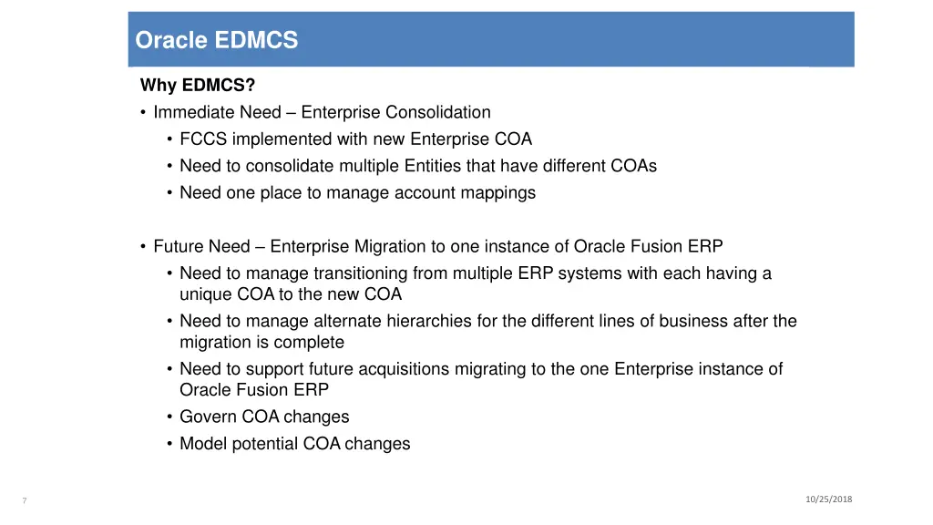 oracle edmcs 5