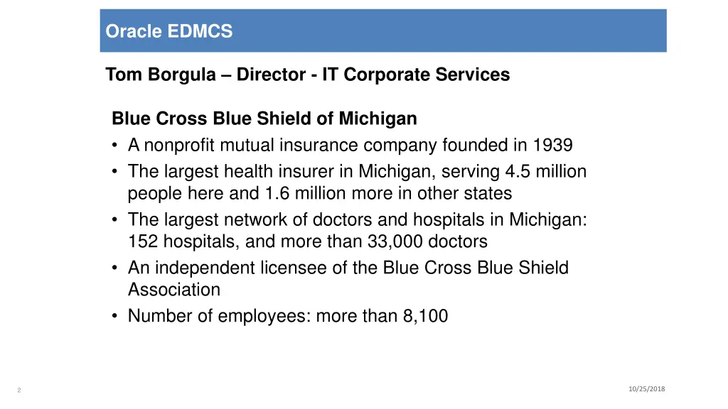 oracle edmcs
