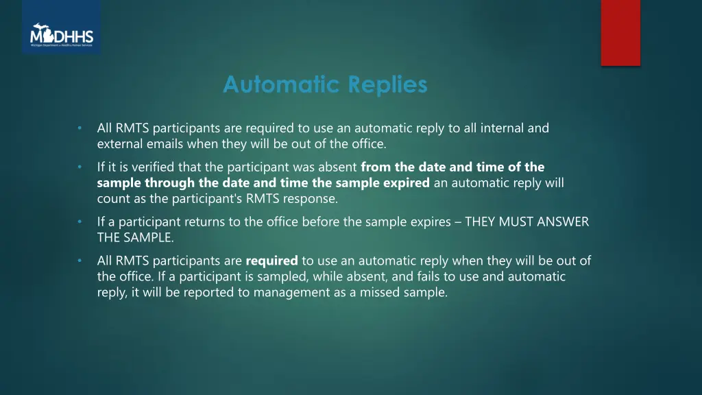 automatic replies