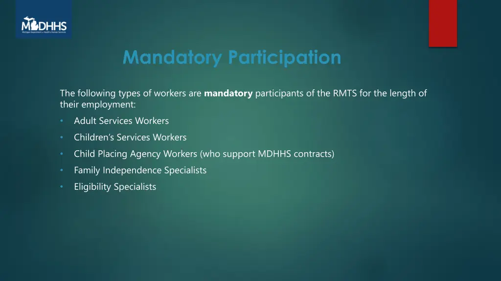 mandatory participation