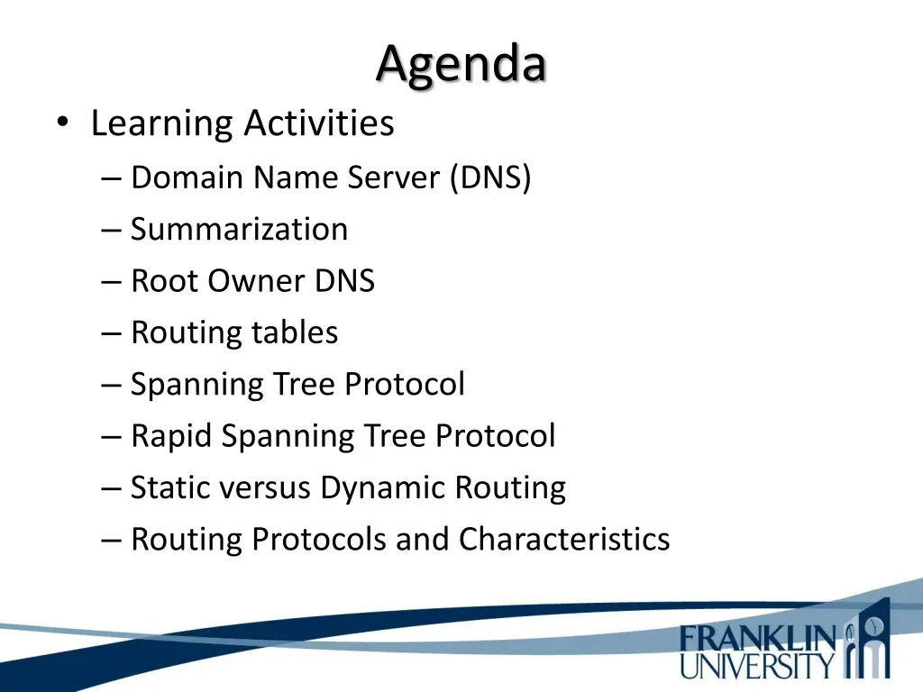 agenda