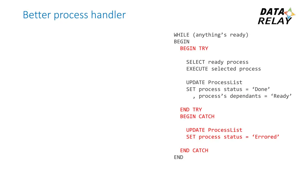 better process handler