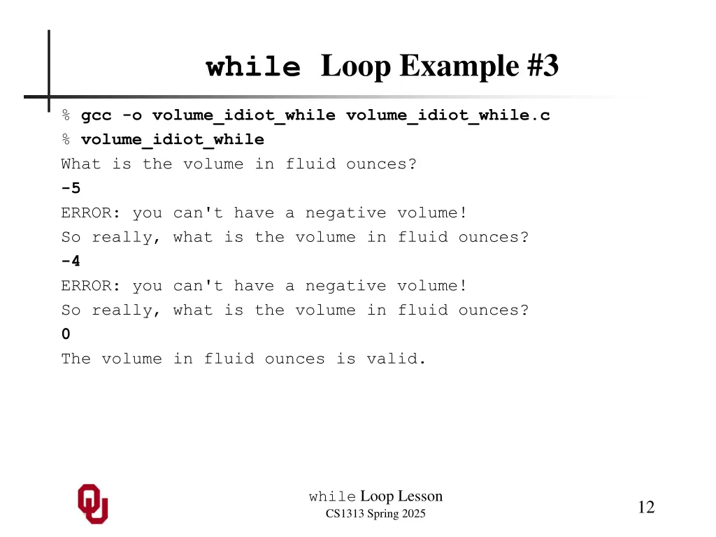 while loop example 3 1