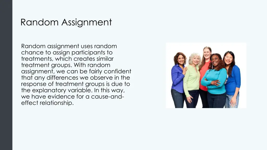 random assignment