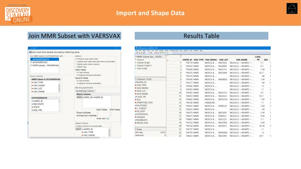 import and shape data 1