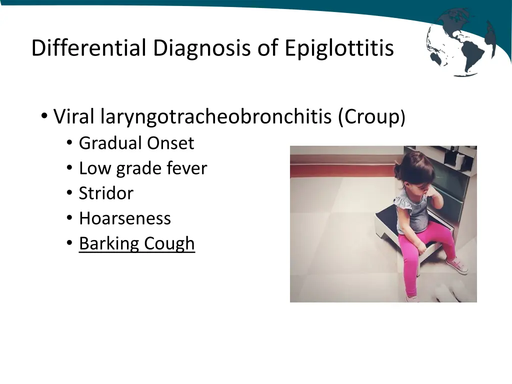 differential diagnosis of epiglottitis