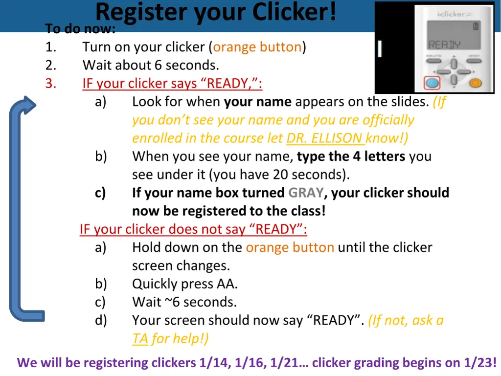 register your clicker