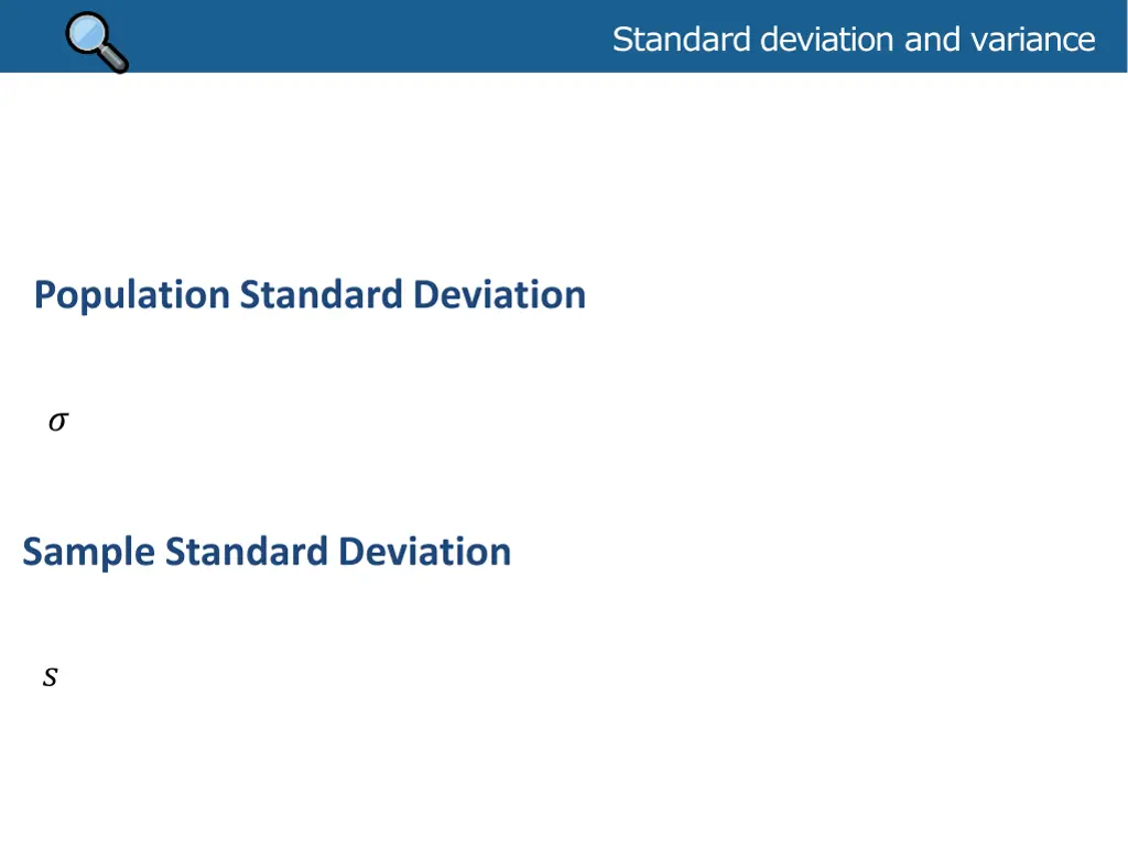 standard deviation and variance 1