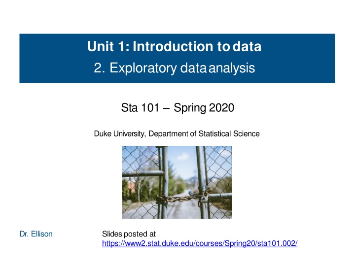 unit 1 introduction todata 2 exploratory