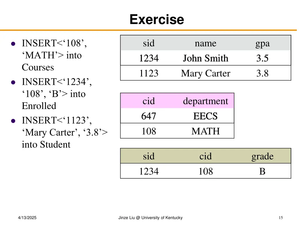 exercise