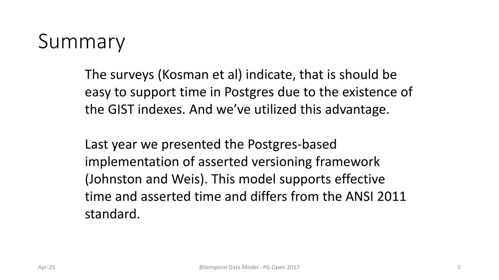 summary