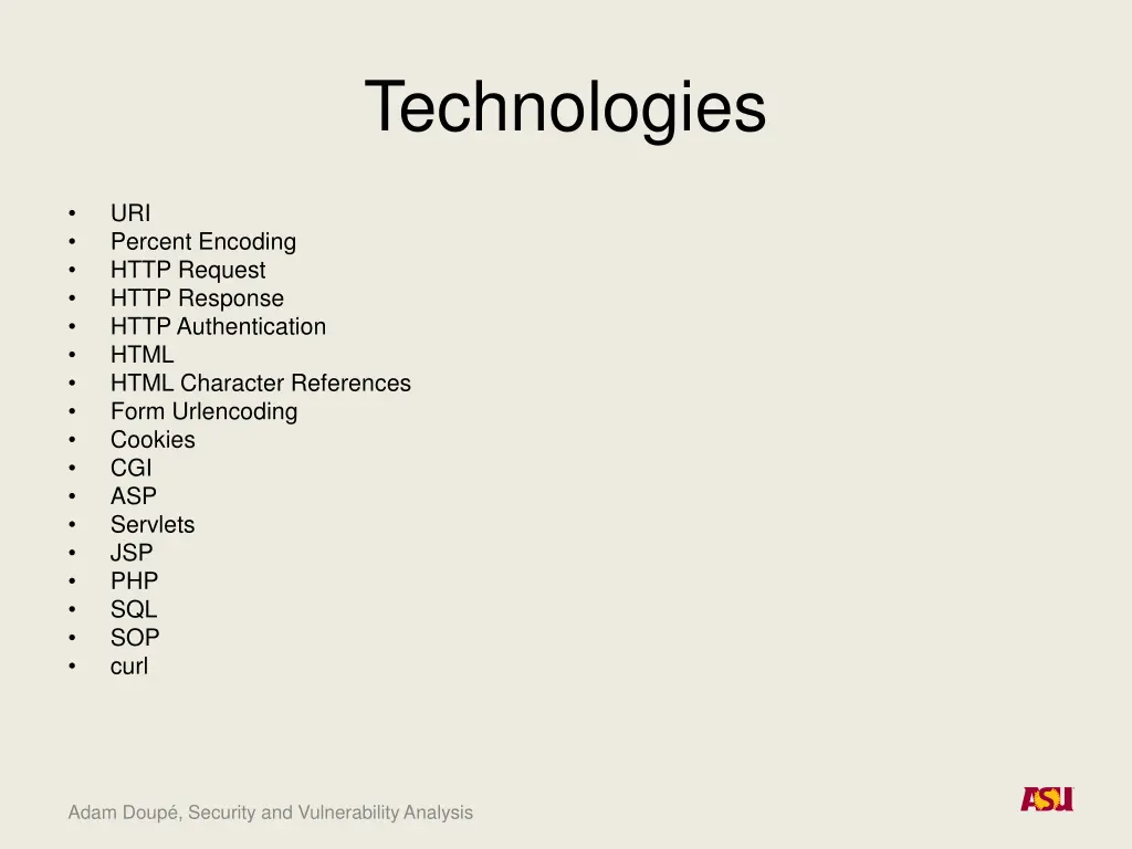 technologies