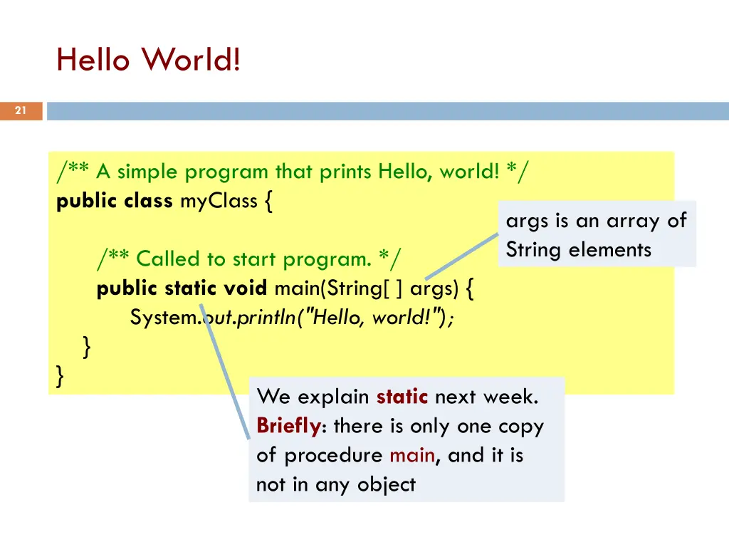 hello world