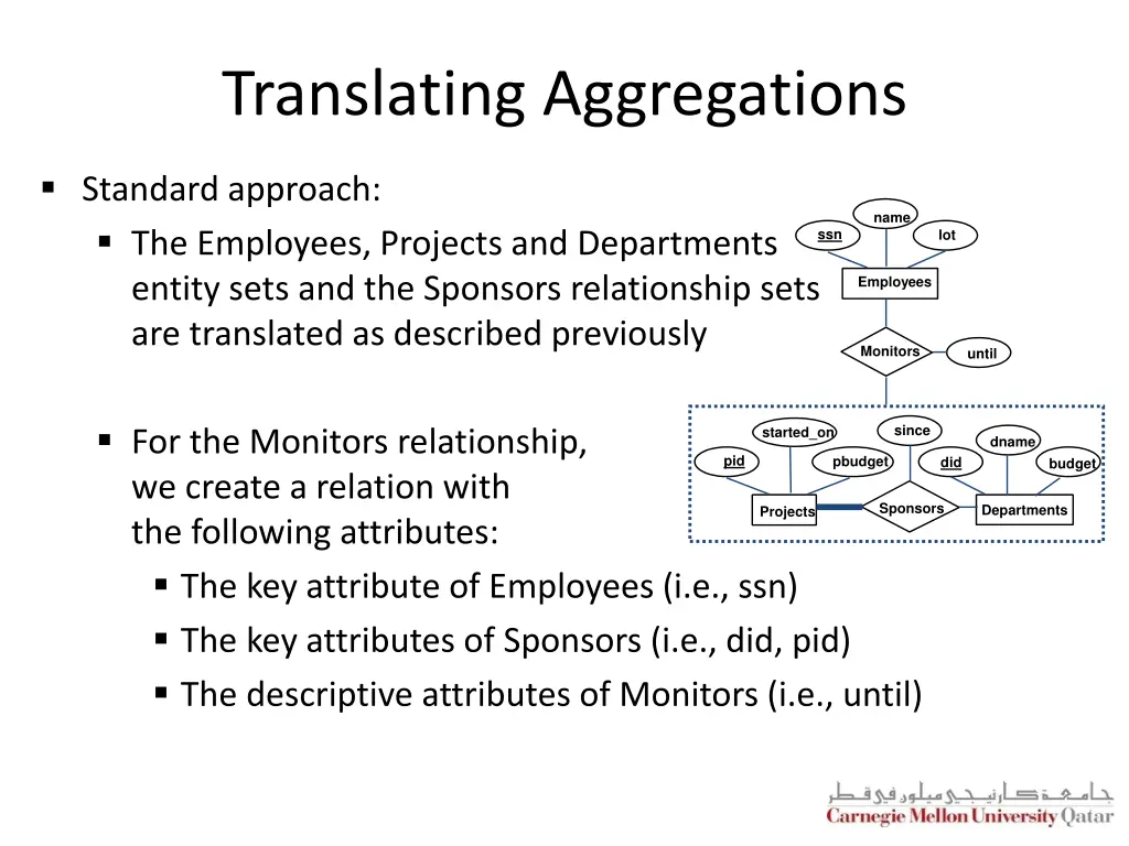translating aggregations 1